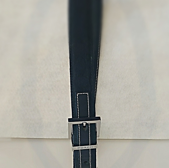 Coach reversible canvas and leather belt - Picture 11 of 11